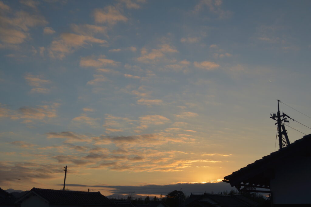 空　2022年1月22日撮影