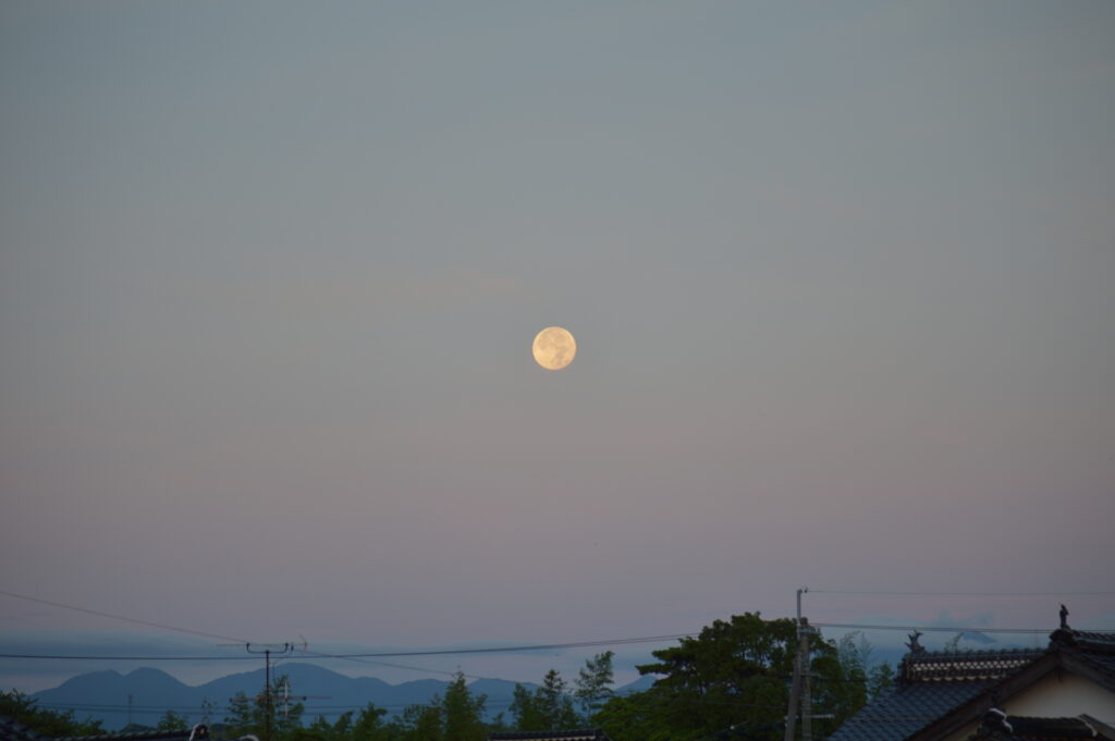 月　2021年7月25日撮影