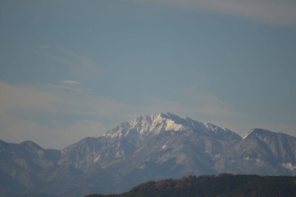 大山　2021年11月29日撮影