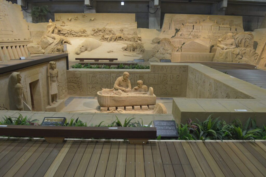 砂像　鳥取砂丘　砂の美術館　2023年7月21日撮影
