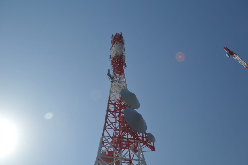 電波塔　2021年4月19日撮影