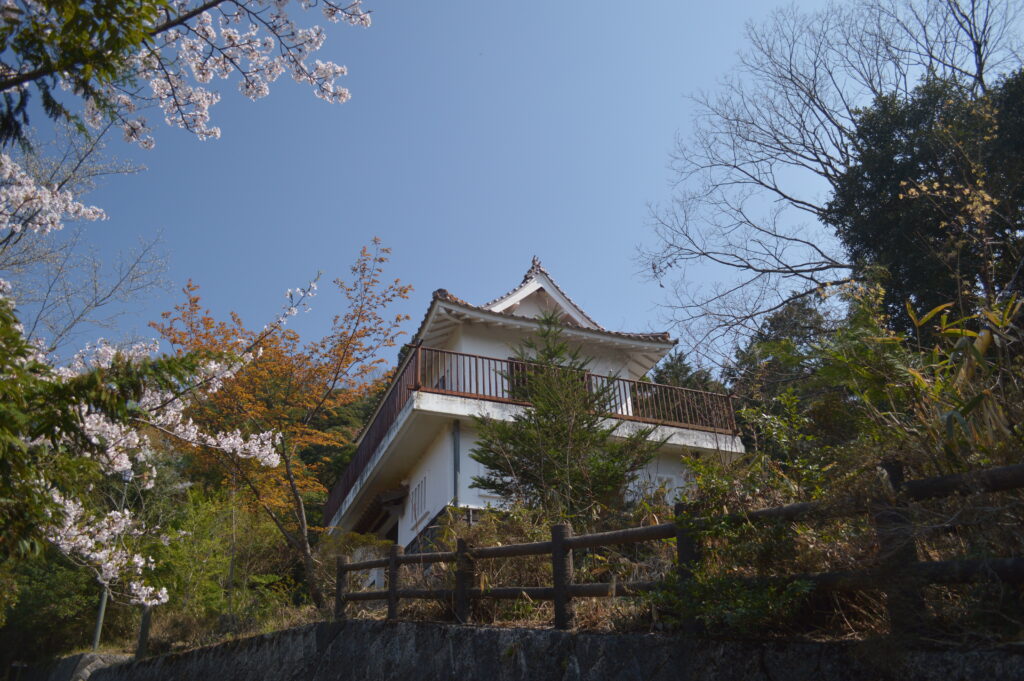 打吹山の正面展望台　2023年3月31日撮影