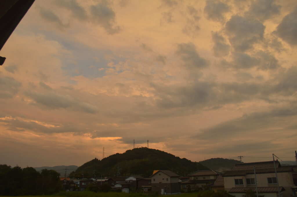 夕焼け　2023年9月18日撮影