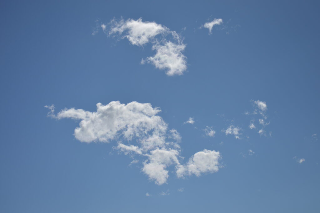 青空　2024年2月18日撮影