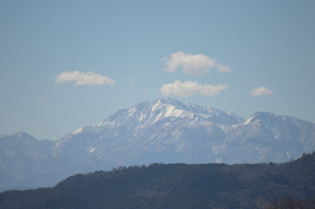 冬の大山　2024年2月18日撮影
