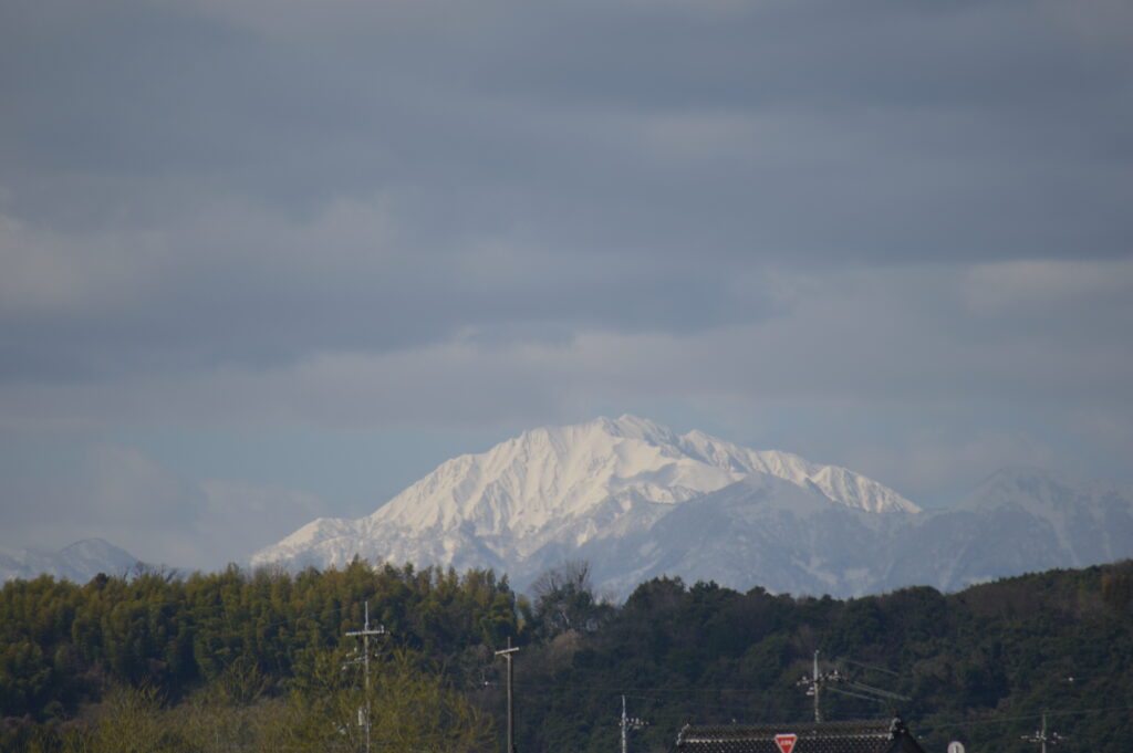 大山　2024年3月10日撮影
