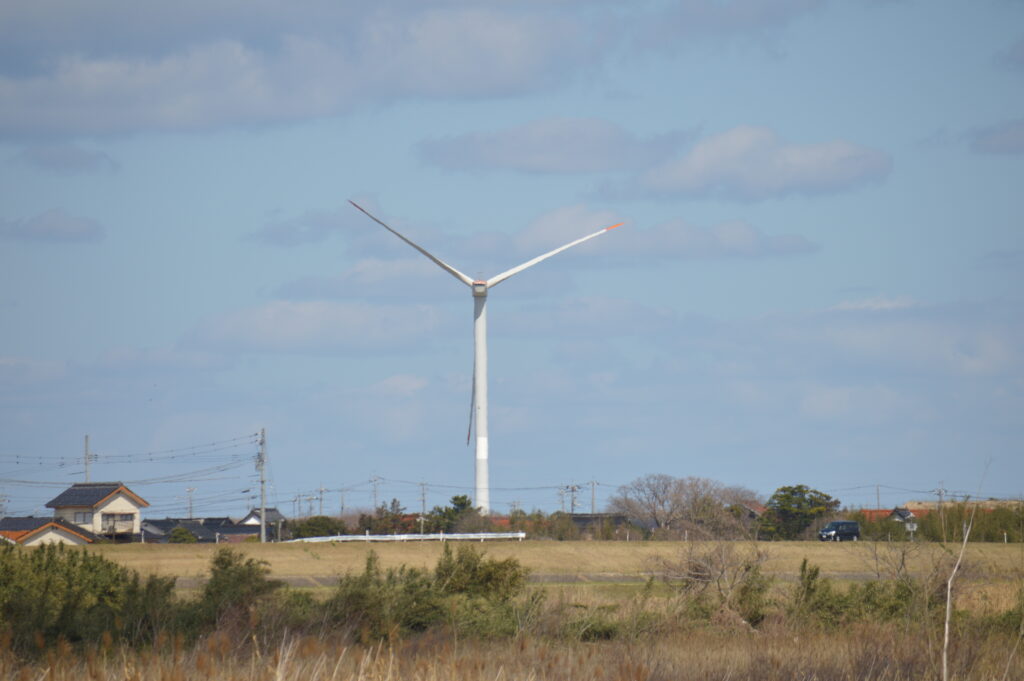 風車　2024年3月10日撮影